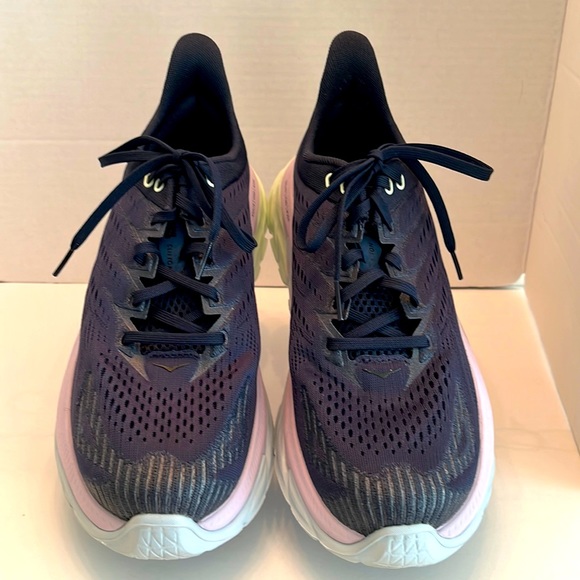 HOKA One Clifton Edge Running Shoe Blue Women’s Size 10 EUC - Picture 1 of 5